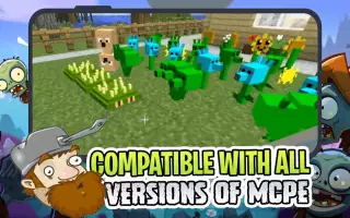 Растения против Зомби Мод MCPE